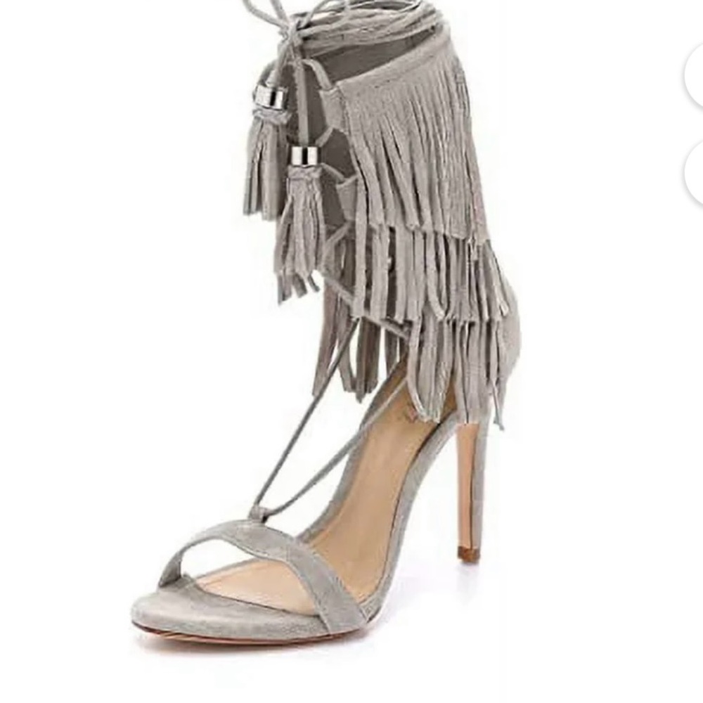 Schutz “Kija” fringe sandals